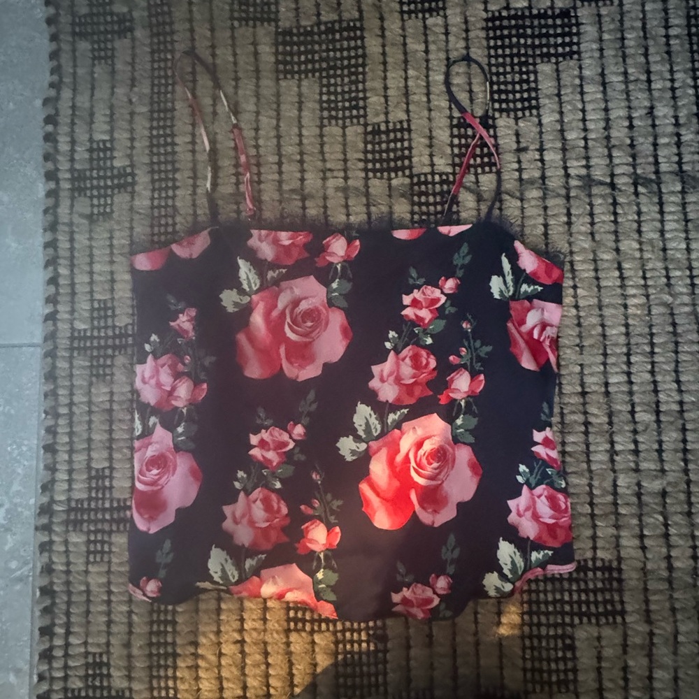 Fleur du Mal Silk Tank - Size M